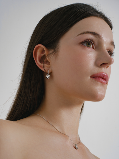 Tiny Heart Earrings