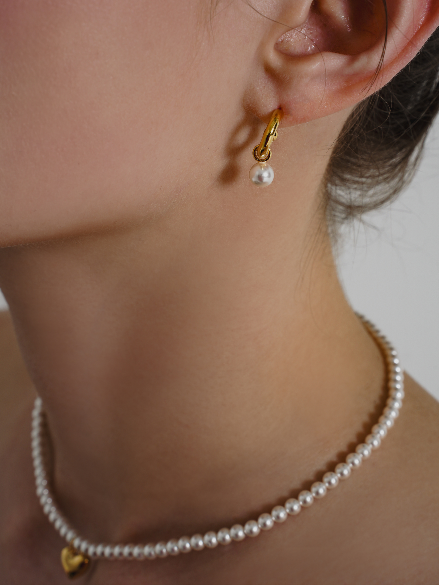 Drop Pearl Earrings