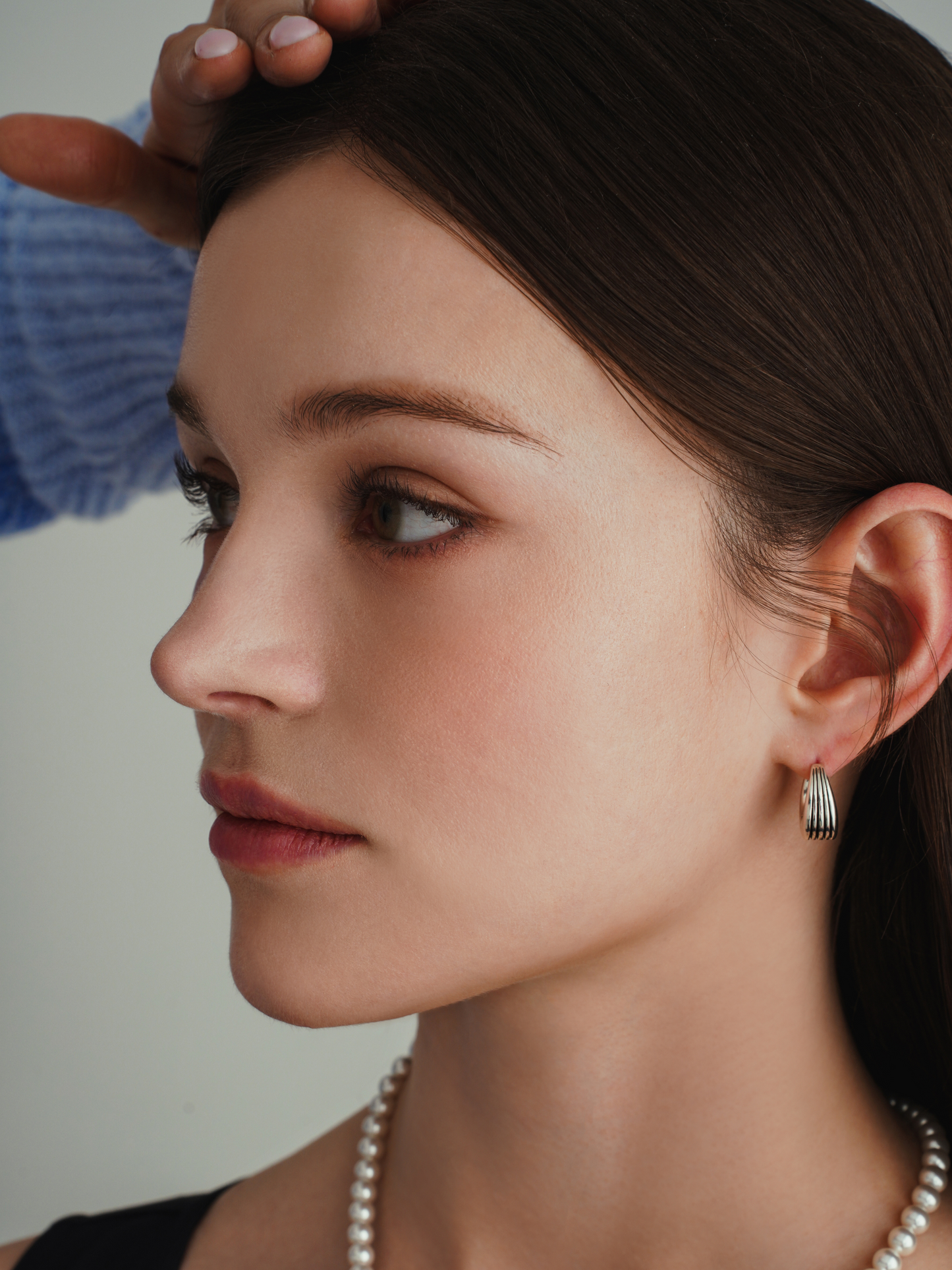 Round striped Earrings